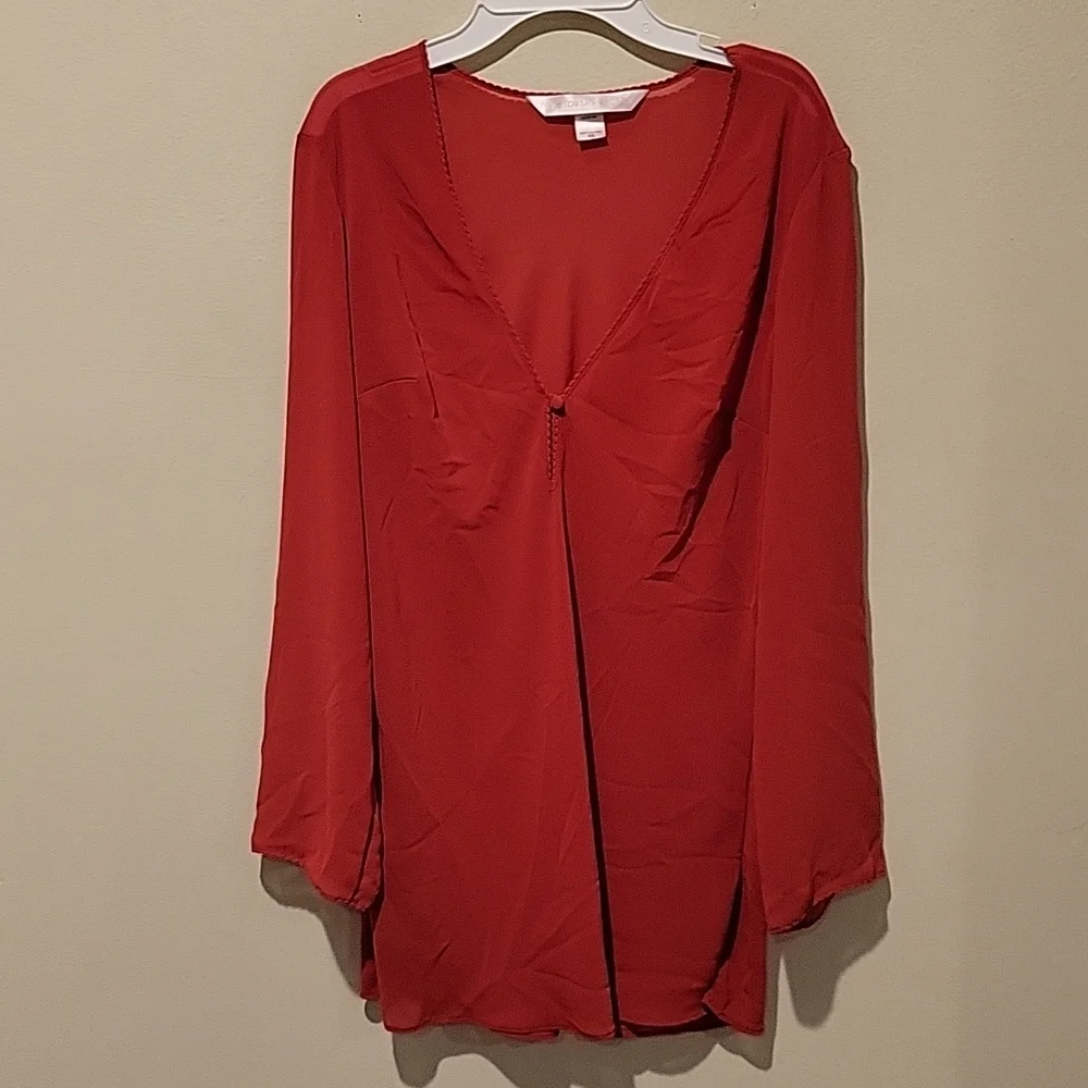 ❤️ VICTORIA'S SECRET SEXY LONG SLEEVED SHEER CHEMISE, XS - Picture 1 of 6